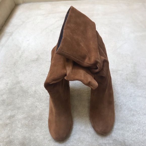 Women’s Suede Boots, Wedge Heels - Picture 1 of 3